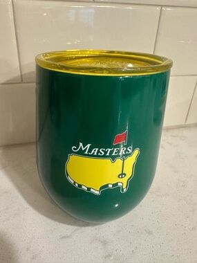 Masters Green Tumbler with Yellow Lid